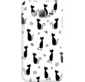 Etui na telefon Samsung Galaxy J3 2016 Szczęśliwe Koty