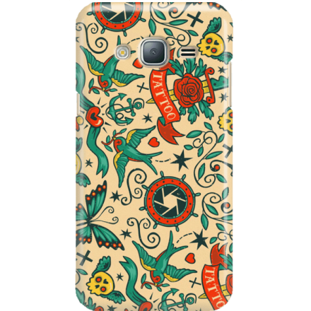 Etui na telefon Samsung Galaxy J3 2016 Tattoo