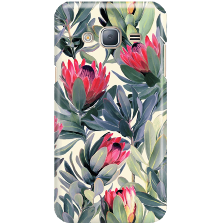Etui na telefon Samsung Galaxy J3 2016 Tropikalne Rośliny