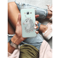 Etui na telefon Samsung Galaxy J3 2016 Unicorn Szczęśliwy Jednorożec