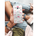 Etui na telefon Samsung Galaxy J3 2016 Wakacyjne Flamingi