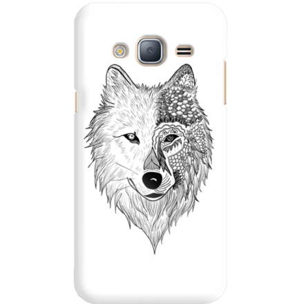 Etui na telefon Samsung Galaxy J3 2016 Wilk Boho