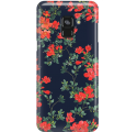 Etui na telefon Samsung Galaxy A8 2018 Czerwone Kwiaty