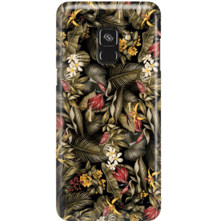 Etui na telefon Samsung Galaxy A8 Plus 2018 Egzotyczne Rośliny