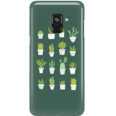 Etui na telefon Samsung Galaxy A8 Plus 2018 Kaktusy
