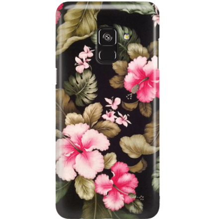 Etui na telefon Samsung Galaxy A8 Plus 2018 Kwiatowy Raj