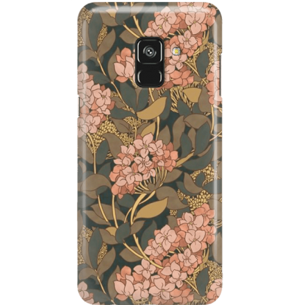 Etui na telefon Samsung Galaxy A8 Plus 2018 Pastelowe Kwiaty