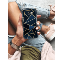 Etui na telefon Samsung Galaxy A5 2017 Geometyczne Indygo