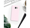 Etui na telefon Samsung Galaxy A7 2016 Candy Różowe Paski
