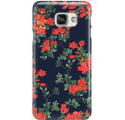 Etui na telefon Samsung Galaxy A7 2016 Czerwone Kwiaty
