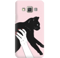 Etui na telefon Samsung Galaxy A3 Mój Czarny Kot