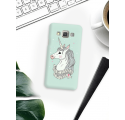 Etui na telefon Samsung Galaxy A3 Unicorn Szczęśliwy Jednorożec