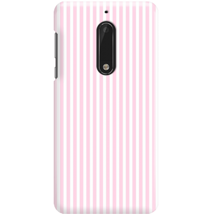 Etui na telefon Nokia 5 Candy Różowe Paski