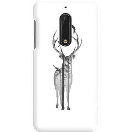 Etui na telefon Nokia 5 Leśny Jeleń