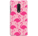 Etui na telefon Nokia 5 Różowe Flamingi