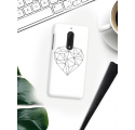 Etui na telefon Nokia 5 Serce Geometryczne