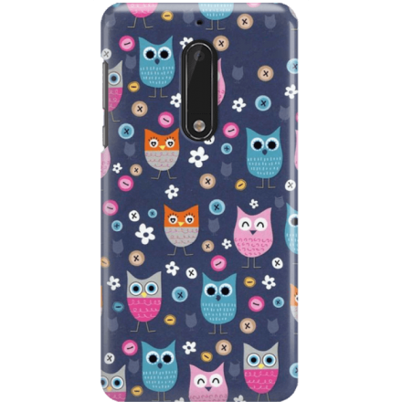 Etui na telefon Nokia 5 Sowy