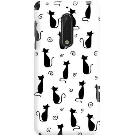 Etui na telefon Nokia 5 Szczęśliwe Koty