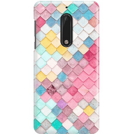 Etui na telefon Nokia 5 Tęczowa Łuska