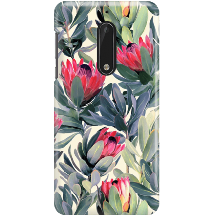 Etui na telefon Nokia 5 Tropikalne Rośliny