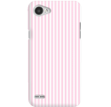 Etui na telefon LG Q6 Candy Różowe Paski