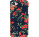 Etui na telefon LG Q6 Czerwone Kwiaty