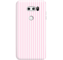 Etui na telefon LG V30 Candy Różowe Paski
