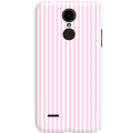 Etui na telefon LG K8 Dual 2017 Candy Różowe Paski