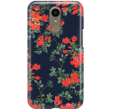 Etui na telefon LG K10 2017 Czerwone Kwiaty