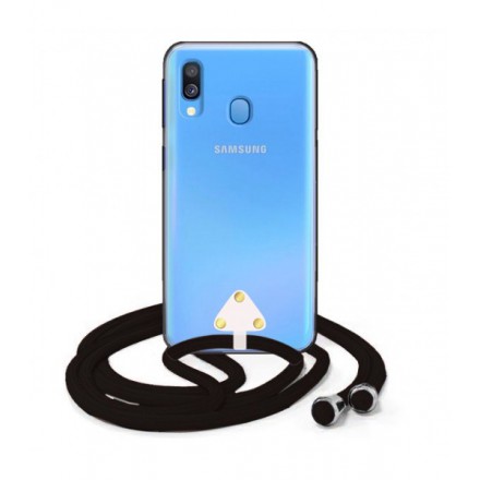 ETUI SUMMER CROSSBODY NA TELEFON SAMSUNG GALAXY A40 CZARNY