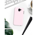 Etui na telefon LG K3 2017 Candy Różowe Paski