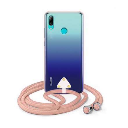 ETUI SUMMER CROSSBODY NA TELEFON HUAWEI P SMART 2019 RÓŻOWY