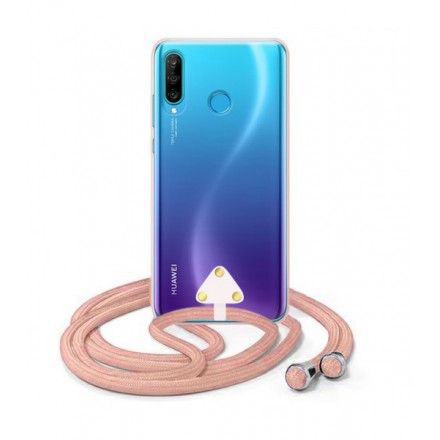 ETUI SUMMER CROSSBODY NA TELEFON HUAWEI P30 LITE RÓŻOWY