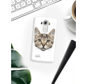 Etui na telefon LG G4 Kot Geometryczny