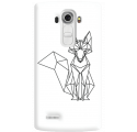 Etui na telefon LG G4 Lis Geometryczny