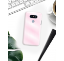 Etui na telefon LG G5 Candy Różowe Paski
