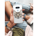Etui na telefon LG G5 Kot Geometryczny