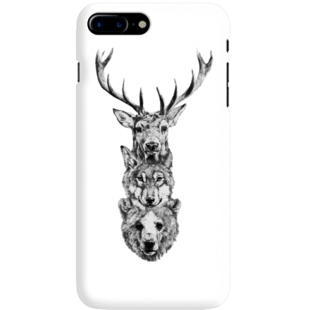 Etui na telefon Iphone 7 Plus / 8 Plus Leśni Goście