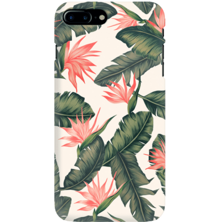 Etui na telefon Iphone 7 Plus / 8 Plus Palmowe Liście