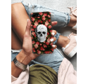 Etui na telefon Iphone 7 Plus / 8 Plus Róże Czaszka