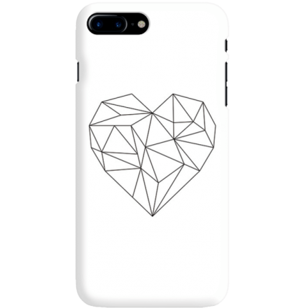 Etui na telefon Iphone 7 Plus / 8 Plus Serce Geometryczne