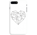 Etui na telefon Iphone 7 Plus / 8 Plus Serce Geometryczne