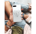 Etui na telefon Iphone 7 Plus / 8 Plus Serce Geometryczne