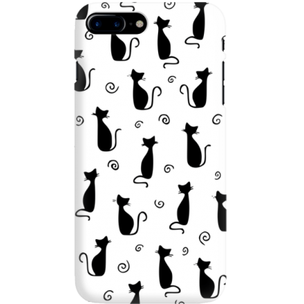 Etui na telefon Iphone 7 Plus / 8 Plus Szczęśliwe Koty