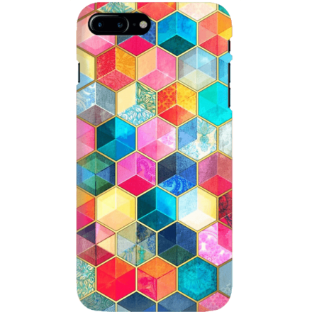 Etui na telefon Iphone 7 Plus / 8 Plus Tęczowe Kryształki