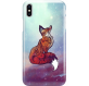 Etui na telefon Iphone X Kosmiczny Lis