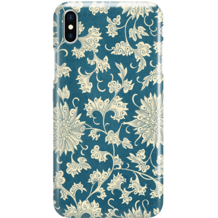 Etui na telefon Iphone X Kwiaty Ornamenty