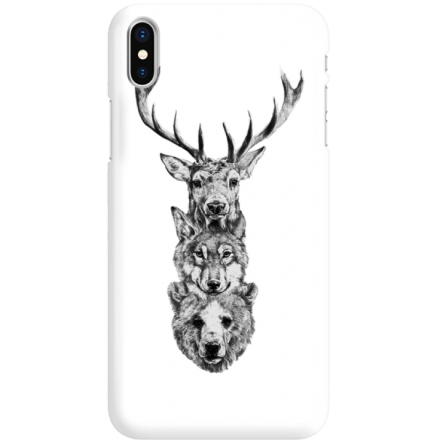 Etui na telefon Iphone X Leśni Goście