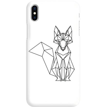 Etui na telefon Iphone X Lis Geometryczny