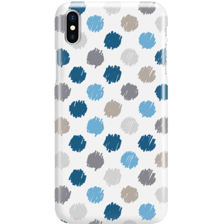 Etui na telefon Iphone X Malowane Kropki